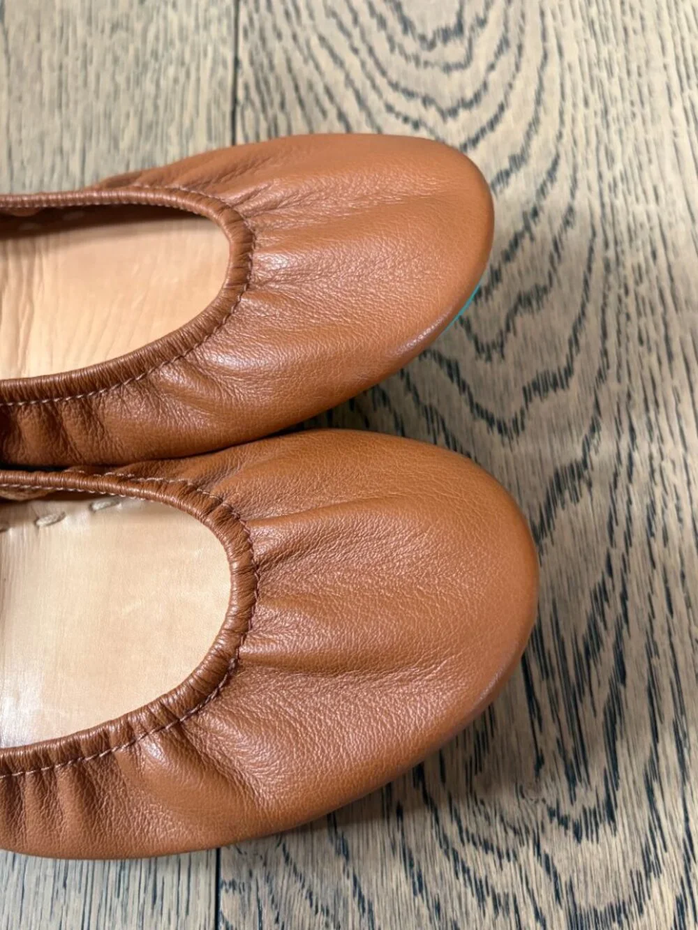 Tieks Ballet Flats Women's 9 Chestnut Brown Nappa Leather Classic City Office